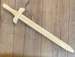 Holz Schwert - Langschwert - Fichte unbehandelt - 60cm