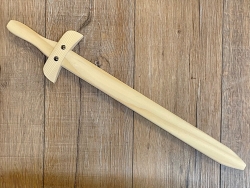 Holz Schwert - Langschwert - Fichte unbehandelt - 60cm