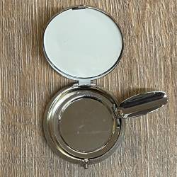 Raucherzubehör - Taschenascher - silber mit Herz