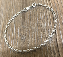 Charm - Silberkette/ Bettelarmband 18,5cm - 925er Silber
