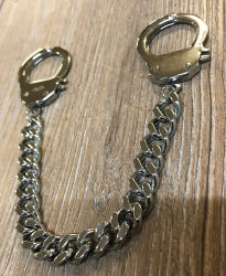 Armband - Handschellen Chained & Locked 21cm - Edelstahl poliert