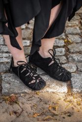 Schuhe LC - Bundschuhe/ Ritualschuhe zum Schnüren mit Gummisohle