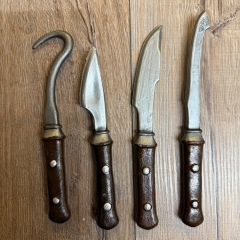 LARP - Heilerbesteck Set - Arztbesteck, Feldscher Heilerbesteck - 6-teilig - Hartgummi - Setpreis