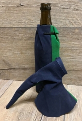 Flaschen Gugel - Flaschen Harlekine - grün/ blau