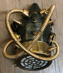 Steampunk - Maske mit Gummiband - Gas-Maske mit einem Filter