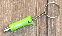 Opinel Schlüsselanhänger rostfrei - Nr. 02 mit 4,8cm Heftlänge - grün - Ausverkauf