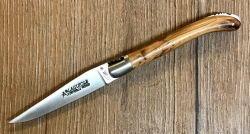 Fontenille Pataud Gilles - Laguiole-Messer, Stahl 12C27, Back Lock, LAGUIOLE XS - Wacholderholz - Made in France!