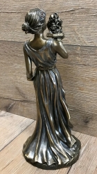 Statue - Statue - Pandora mit Büchse - griechische Priesterin im Orakel - Dekoration - Ritualbedarf