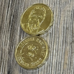 Larp Münze* - Haendler Gilde - Pecunia non olet - Gold*