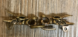 Schließe aus Metall - Gewand - Drachen - Bronze