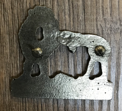 Pilgerabzeichen - Phallus and Vulva - brüniert