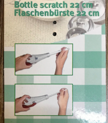 Flaschenzubehör - Flaschen- & Glasschaber Kunststoff 22cm