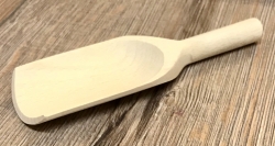 Holz Schaufel flach mit rundem Griff - klein - 14cm x 4,5cm
