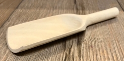 Holz Schaufel flach mit rundem Griff - groß - 18cm x 5,5cm