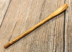 Holz Löffel - Olivenholz Gewürzlöffel länglich  ca. 14 cm