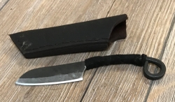 Messer - keltisch, geschmiedet mit Lederscheide - klein