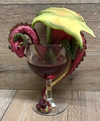 Figur - Drache - Stanley Morrison - Drink Dragon - Red Wine/ Rotwein - Ausverkauf
