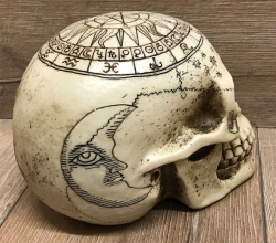 Statue - Schädel/ Totenschädel Astrologie/ Sternzeichen