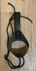 Trinkhorn - Gürtelhalter aus Leder zum Schnüren 0,6l - 1,0l