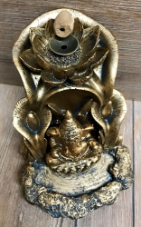 Räucherkerzen - Räucher-Kegelbrenner - Backflow - Ganesha & Lotus - Ausverkauf