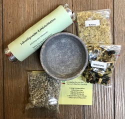 Räucherset groß - &quote;Reinigung&quote; - Komplettset im Organzabeutel