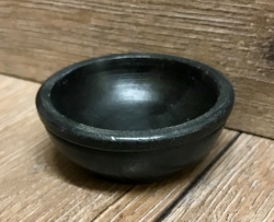 Räuchergefäß - Schale - Speckstein - 6cm - schwarz