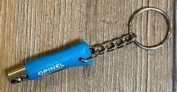 Opinel Schlüsselanhänger rostfrei - Nr. 02 mit 4,8cm Heftlänge - COLORAMA - cyanblau