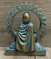 Statue - Sonnengott - Lugh Figurine extra klein - Bronzefarben - Dekoration - Ritualbedarf