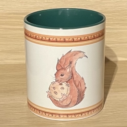 Tasse - Wichtelweihnacht Eichhörnchen, Kätzchen oder Käutzchen - Keramik