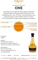 Whisky - St.Kilian - Signature Edition - 01 One - 45% - 0,5l - Letzte Flasche, danach vergriffen!
