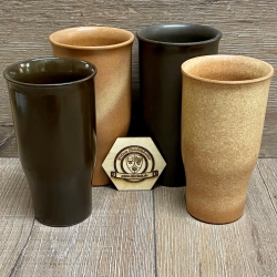 Becher - aus Ton - EL - 0,30 l - Toledo dunkelbraun