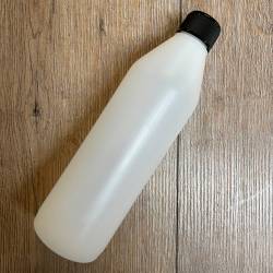 Leder - Flaschenhalter für 0,5l PET - schwarz