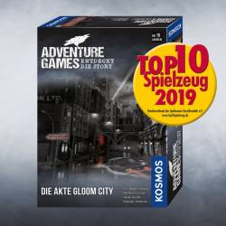 ADVENTURE GAMES - DIE AKTE GLOOM CITY - KOSMOS Verlag
