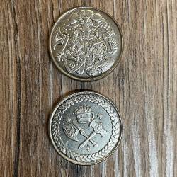 LARP Münzen Spielgeld Larpgeld Beutel 50 Larpmünzen Südlande 