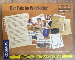 Murder Mystery - Case File - Der Tote im Weinkeller - KOSMOS Verlag - Krimi Party