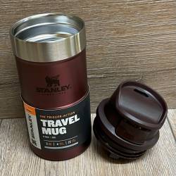 Stanley - Trigger-Action Travel Mug/ Thermo Becher 0,25l - rot