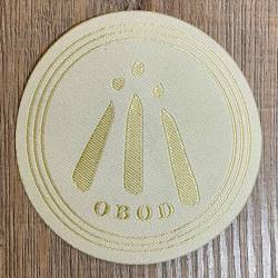 Aufnäher Patch Aufkleber - gewebt - AWEN - weiss - 9cm - exklusiv für Mitglieder des OBOD
