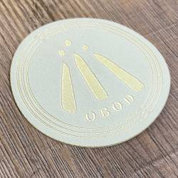 Aufnäher Patch Aufkleber - gewebt - AWEN - weiss - 9cm - exklusiv für Mitglieder des OBOD