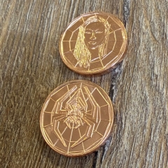 Larp Münze* - Drow - Kupfer*