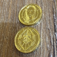 Larp Münze* - Drow - Gold*