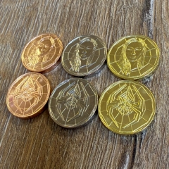 Larp Münze* - Drow - Gold*