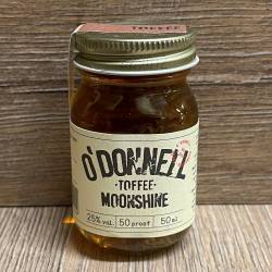 Moonshine O'Donnell - Toffee 25% vol. - 050ml - Likör ohne künstliche Aromen oder Farbstoffe