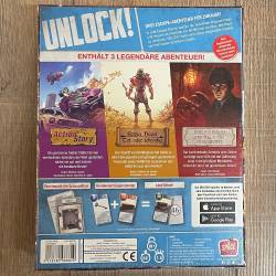 UNLOCK! Box - Legendary Adventures - 3er Box - Robin Hood, Sherlock Holmes u.a. - asmodee Verlag