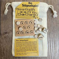 Spiel - Klappenspiel/ Stöpselspiel Shut the box - Ritter Pasch 1-11 - klein