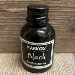 Schreibzeug - Tinte im Glas 30ml - schwarz/ black