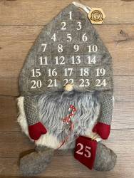 Larp-Münz* Adventskalender inkl. 24 Münzen - Wichtel - rot oder grau