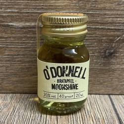 Moonshine O'Donnell - Bratapfel 20% vol. - 020ml Mikro Shot - Likör ohne künstliche Aromen oder Farbstoffe
