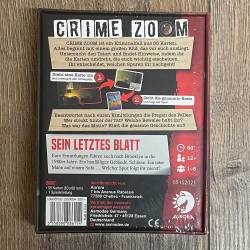 Crime Zoom - 01 Sein letztes Blatt - Krimi- und Ermittlungsspiel