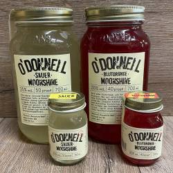 Moonshine O'Donnell - Sommer-Sorte Sauer 25% vol. - 050ml - Likör mit natürlichen Aromen & ohne Farbstoffe