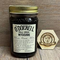 Moonshine O'Donnell - Classic Pralle Kirsche 20% vol. - 350ml - Likör mit natürlichen Aromen & ohne Farbstoffe